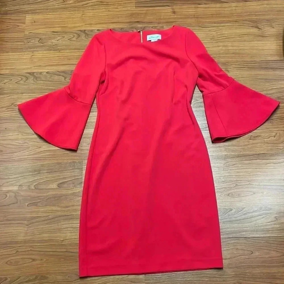 Jessica H Red Evening Dress, size 8 - Picture 2 of 8